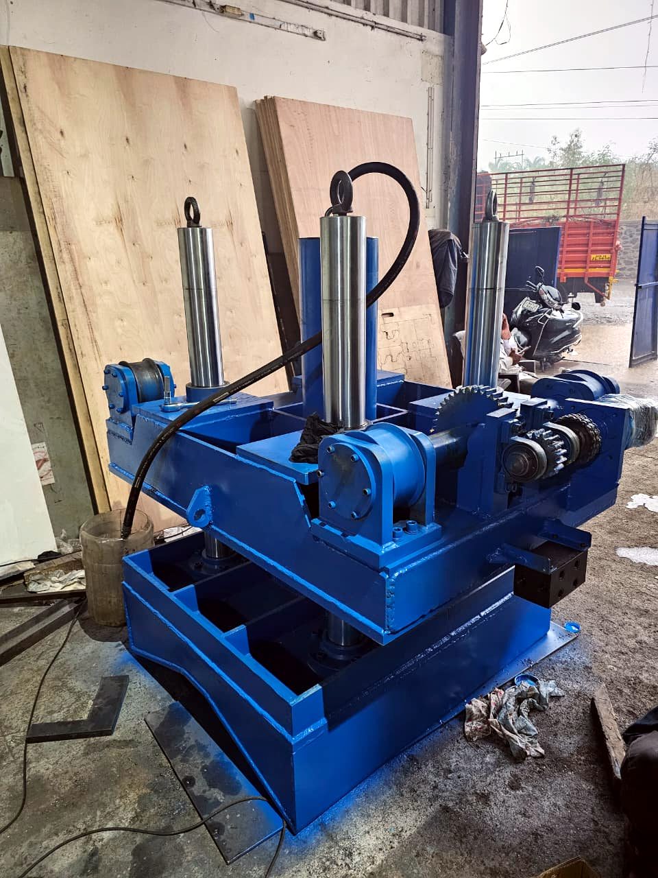 SOKIM coil unwinder coil car 45 ton capacity decoiler
